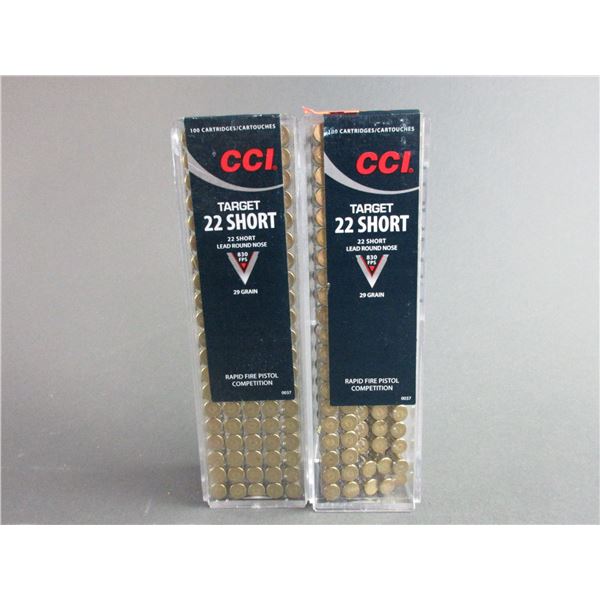 200 Rounds Of Factory .22 S Ammo