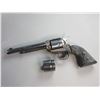 Image 2 : Colt Peacemaker Revolver- .22-.22 Mag- 6" Barrel- Case Hardened- Checkered Colt Grips- Engraved- Ver