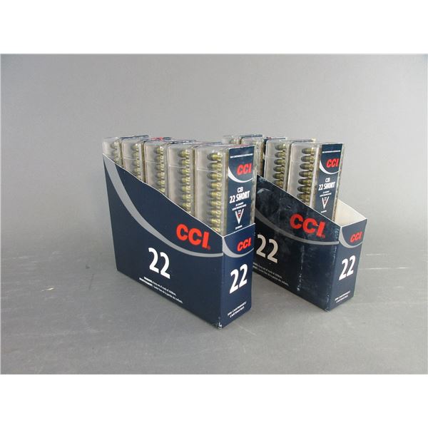 900 Rounds CCI CB .22 Shorts- 29 GR
