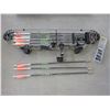 Image 2 : Mission Rally By Mathews Compound Bow With Hard Case- Pins- 9 Arrows With Broadheads- Extra Broadhea