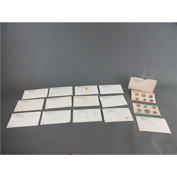 15 1972 Uncirculated Coin Sets- 2 Half Dollars- 2 Quarters- 2 Dimes- 2 Nickles- 3 Pennies- 1 Token I