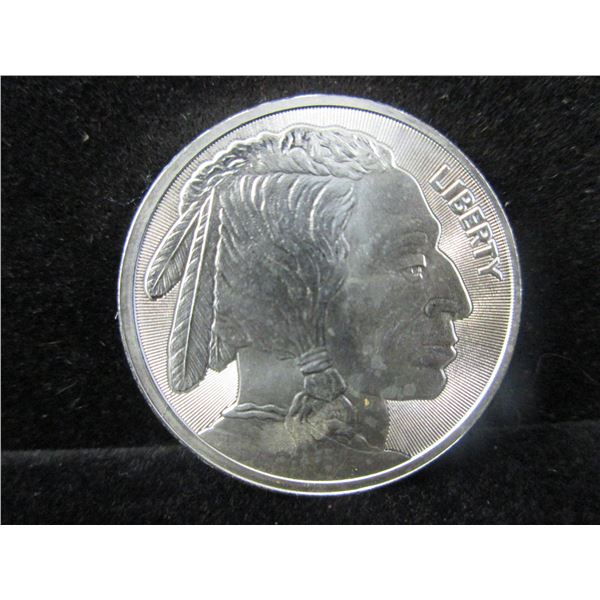 20 Uncirculated 1 OZ Indian Head/Buffalo Silver Rounds