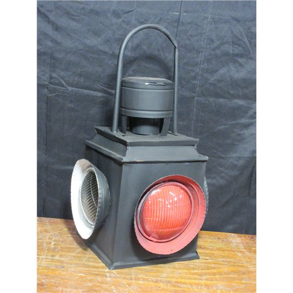 Kerosene Railroad Lantern- 17"H X 11"