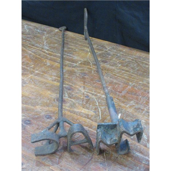 2 Vintage Branding Irons