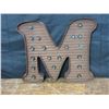 Image 1 : Large Lighted Letter "M"- 24"H X 28"