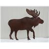 Image 1 : Moose Cut Out That Sticks In Ground- 48"H X 53"