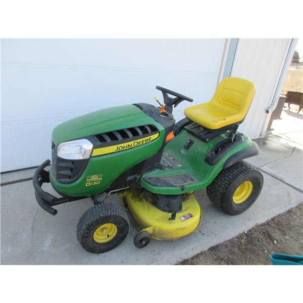 John Deere D130 Riding Mower- 22 HP- Runs And Drives- Decent Condition- 195 Hours