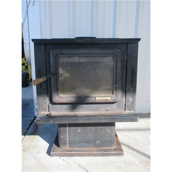 Superseries Airtight Wood Stove- 27.5"H X 24"W X 25"D- Fire Brick Is Loose