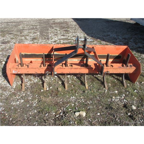 King Kuttler 3 Point 6' Box Scraper- Good Condition