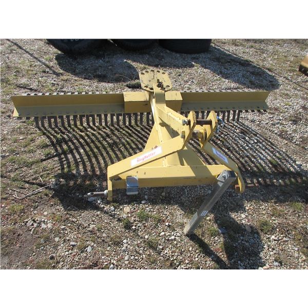 King Kutter 3 Point 6' Rock Rake- Great Condition