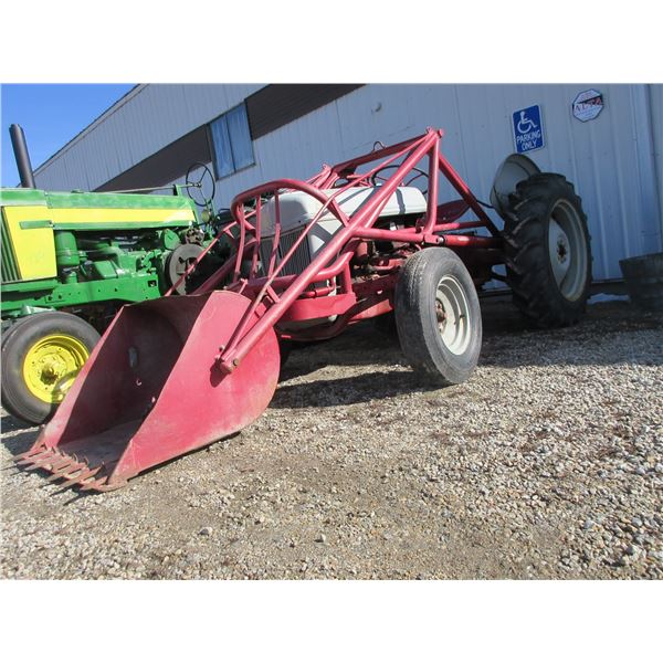 Ford 8N Tractor With Loader- Runs And Drives Good- Starts Right Up- 3 Point- PTO- Decent Rubber- Tir