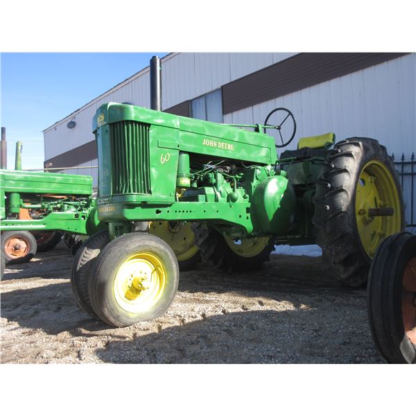 John Deere 60 Tractor- Good Rubber- PTO- Runs And Drives- Older Restoration- Good Condition
