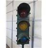 Image 1 : Traffic Light On Heavy Duty Stand- Works- Green Light Switch Is Not Working- 71"