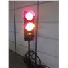Image 3 : Traffic Light On Heavy Duty Stand- Works- Green Light Switch Is Not Working- 71"