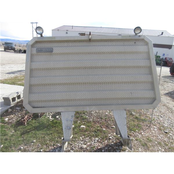 Pro Tech Aluminum Headache Rack- 6'H X 7'2" W- Lights- Good Condition