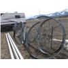 Image 6 : Eight 5' Wheel Line Wheels- Three 40' X 4" Wheel Line Pipe- 19' X 4" Wheel Line Pipe- 4"T