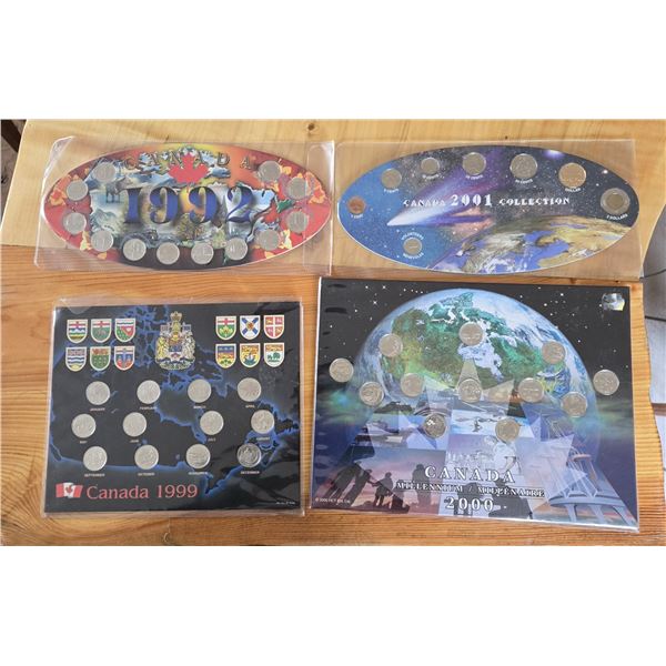 Four RCM Coin Sets