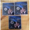 Image 1 : Three RCM 2011 William and Kate Commemorative Wedding Coins
