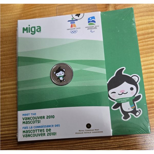 RCM “Miga” Meet the Vancouver 2010 Mascots Coin