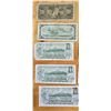 Image 9 : Lot of Fourteen Older Canadian Banknotes