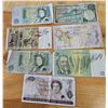 Image 1 : Lot of Seven Older British Commonwealth Banknotes