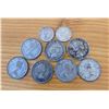Image 2 : Nine Assorted Canadian & American Silver Coins