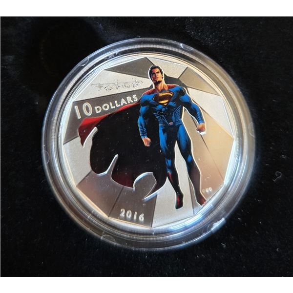 RCM  2016 Fine Silver Superman Coin