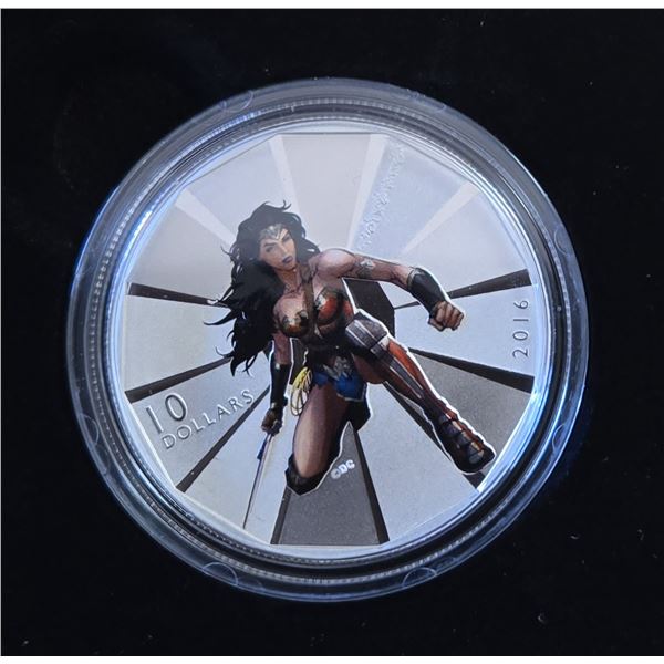RCM  2016 Fine Silver Wonder Woman Coin