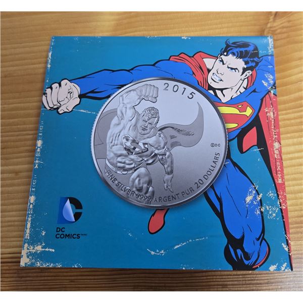 RCM 2015 Fine Silver “Superman” Coin