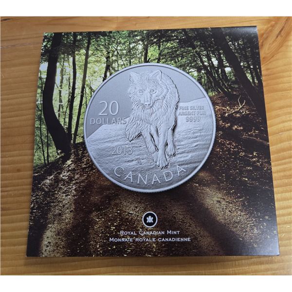 RCM 2013 Fine Silver “Wolf” Coin