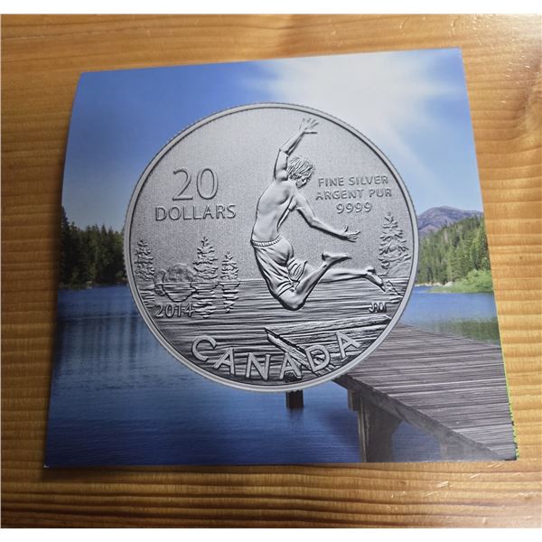 RCM 2014 Fine Silver “Summer Time” Coin.