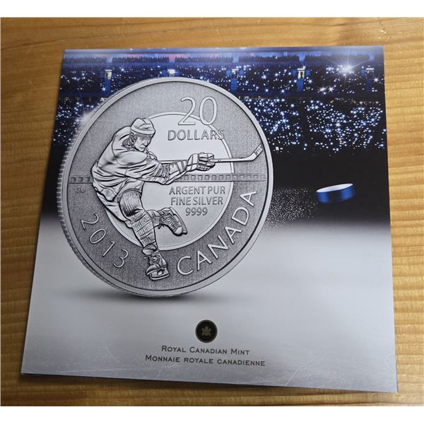 RCM 2013 Fine Silver “Hockey” Coin.