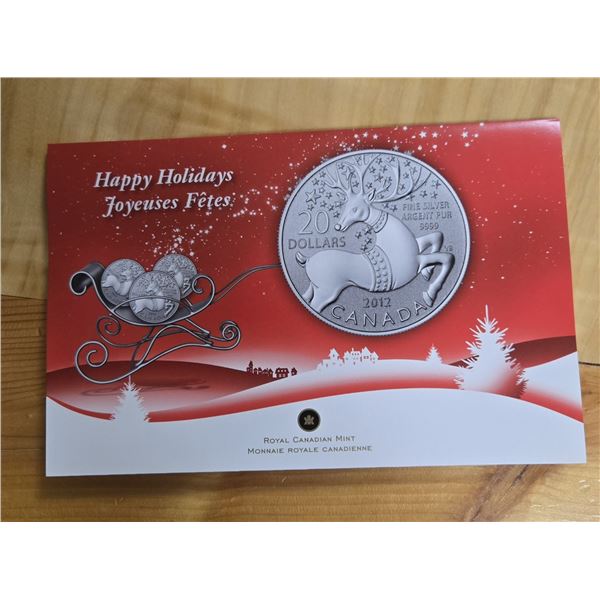 RCM 2012 Fine Silver “Happy Holidays” Coin