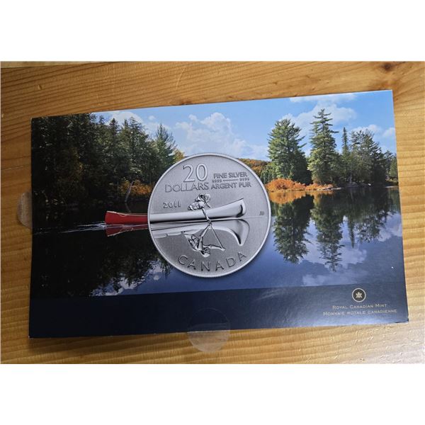 RCM 2012 Fine Silver “Canoe” Coin