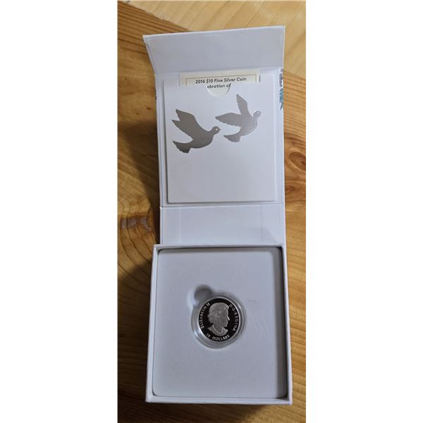 RCM 2016 Fine Silver “Celebration of Love” Coin.