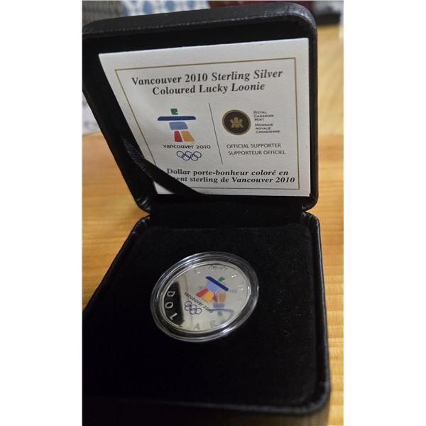 RCM 2010 Sterling Silver “Vancouver Lucky Loonie” Coin
