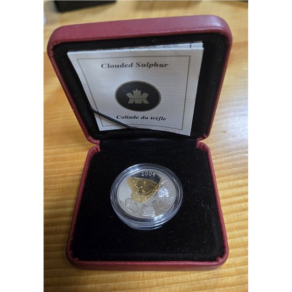 RCM 2004 Sterling Silver “Clouded Sulphur” Coin