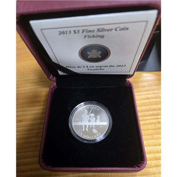 RCM 2013 Fine Silver “Fishing” Coin.