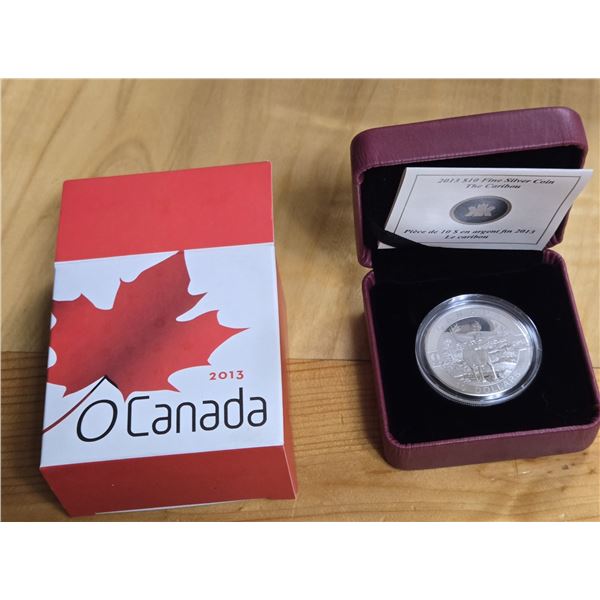 RCM 2013 Fine Silver “Caribou” Coin.