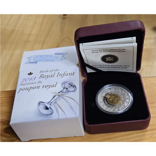 RCM 2013 Fine Silver “Birth of the Royal Infant” Coin.