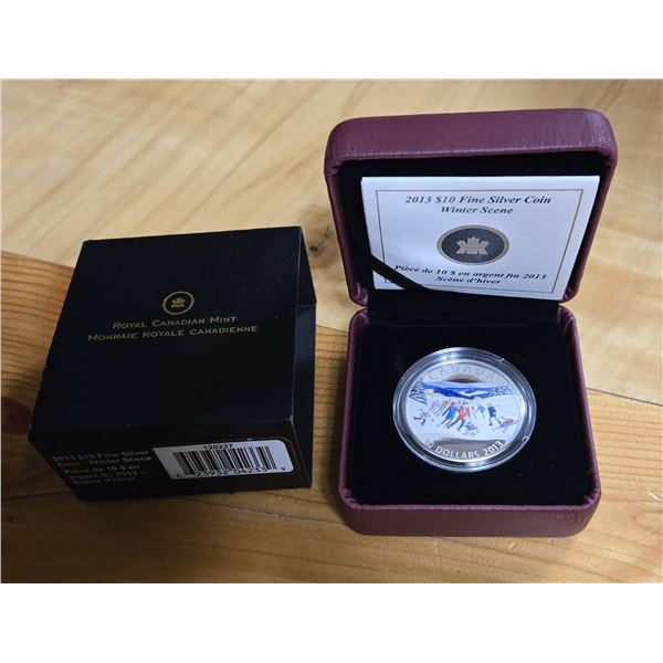 RCM 2013 Fine Silver “Winter Scene” Coin.