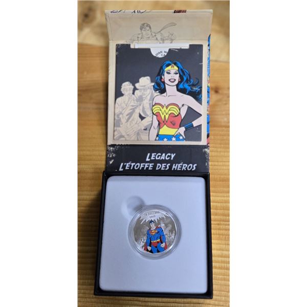RCM 2015 Fine Silver “DC Comics Originals: Legacy” Colored Coin.
