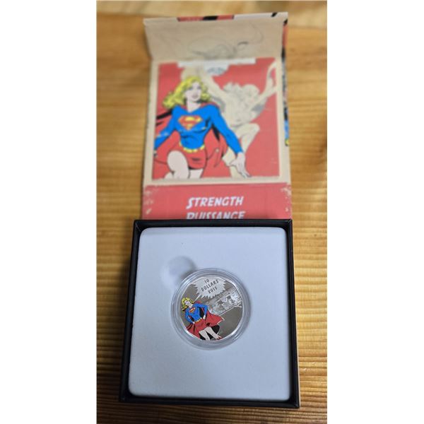 RCM 2015 Fine Silver “DC Comics Originals: Strength” Colored Coin.