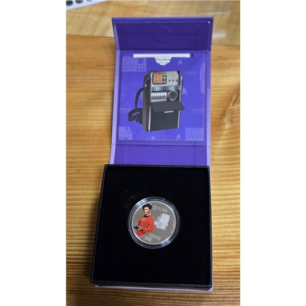 RCM 2016 Fine Silver “Star Trek: Uhura” Colored Coin.