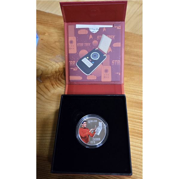 RCM 2016 Fine Silver “Star Trek: Scotty” Colored Coin.