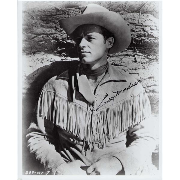 Guy Madison signed photo Western