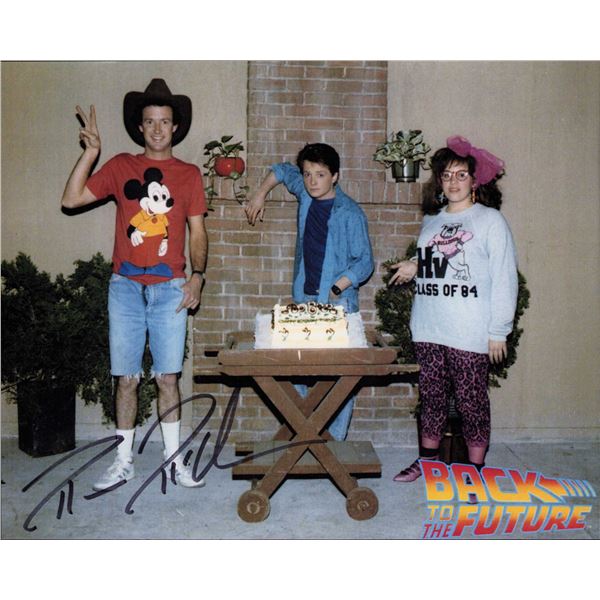 Marc McClure signed photo Back to the Future