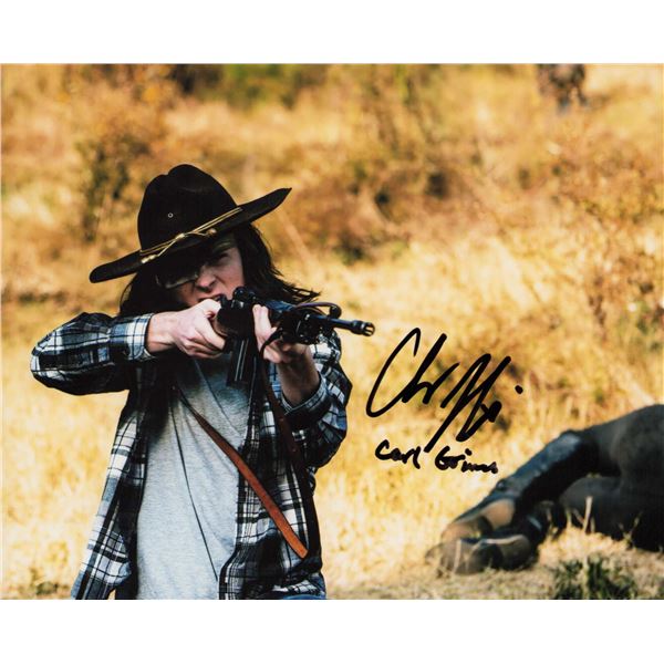 Chandler Riggs signed photo