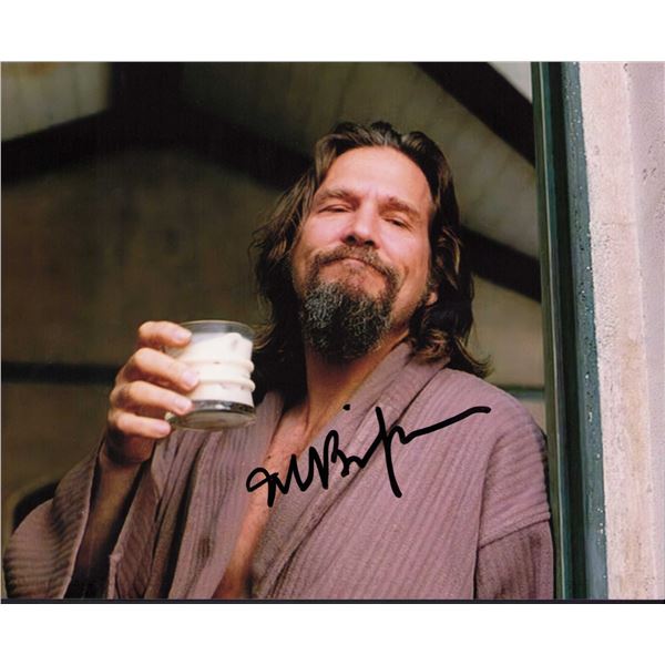 Jeff Bridges signed photo