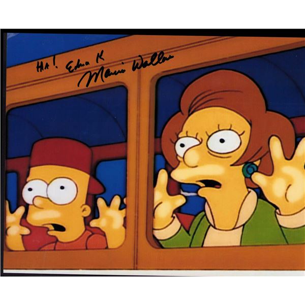 Marcia Wallace signed photo Simpsons